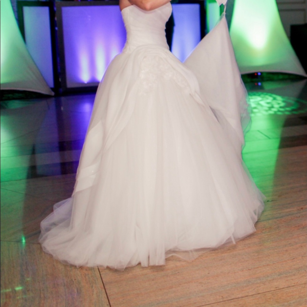 Vera Wang Wedding Dress | Romantic Tulle Floral Gown | Preserved